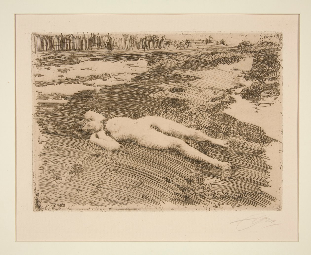 Sobre as areias de Anders Leonard Zorn
