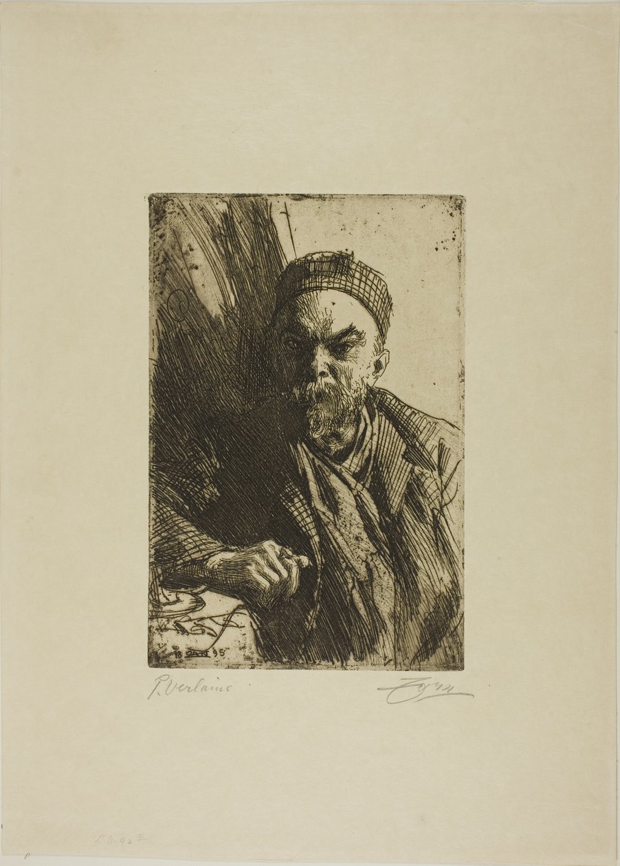 Paulo Verlaine II de Anders Leonard Zorn