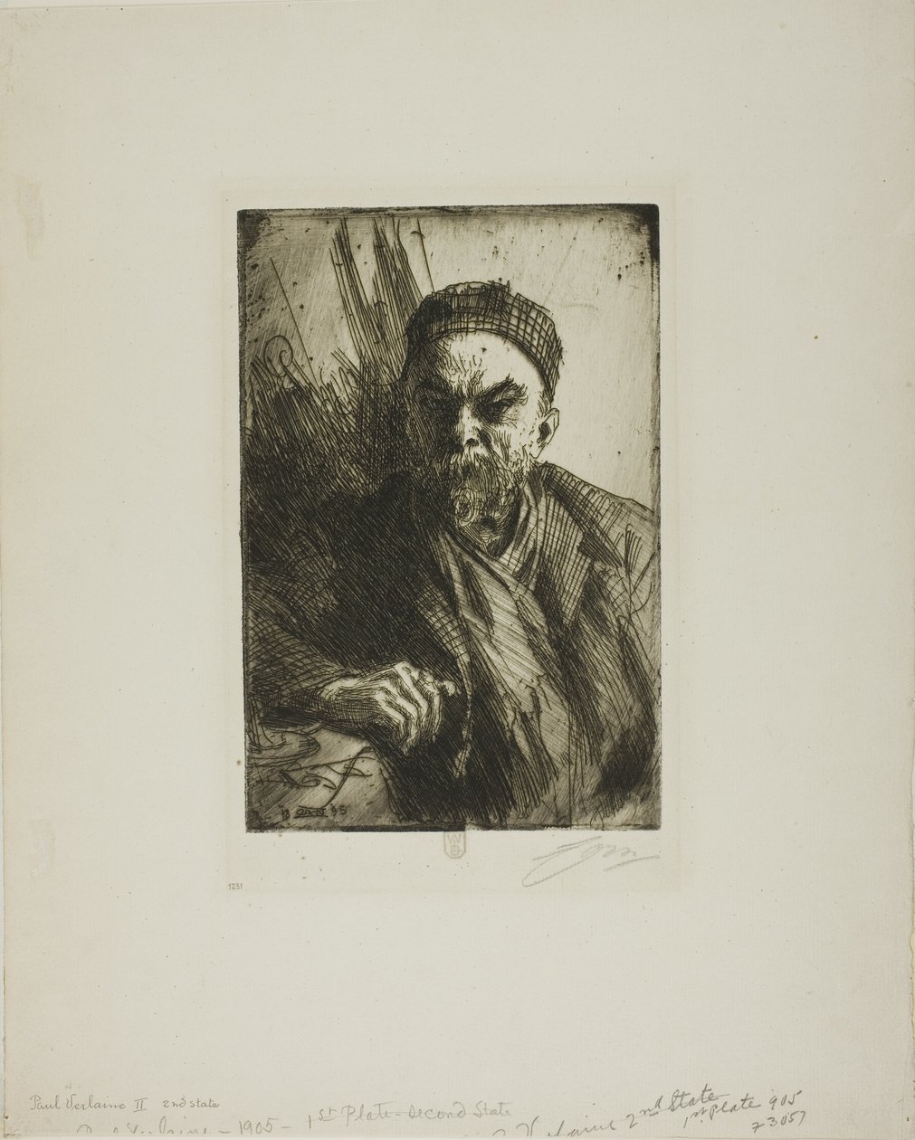 Paulo Verlaine II de Anders Leonard Zorn