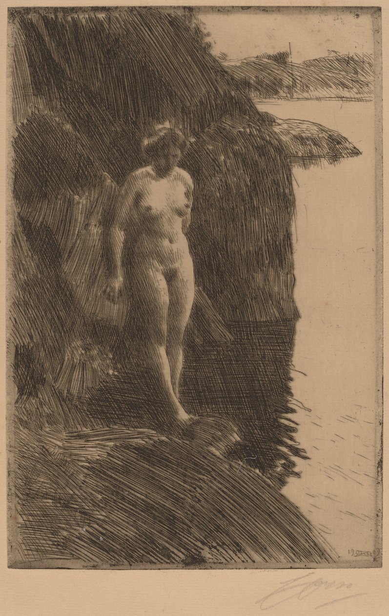 Precipício de Anders Leonard Zorn