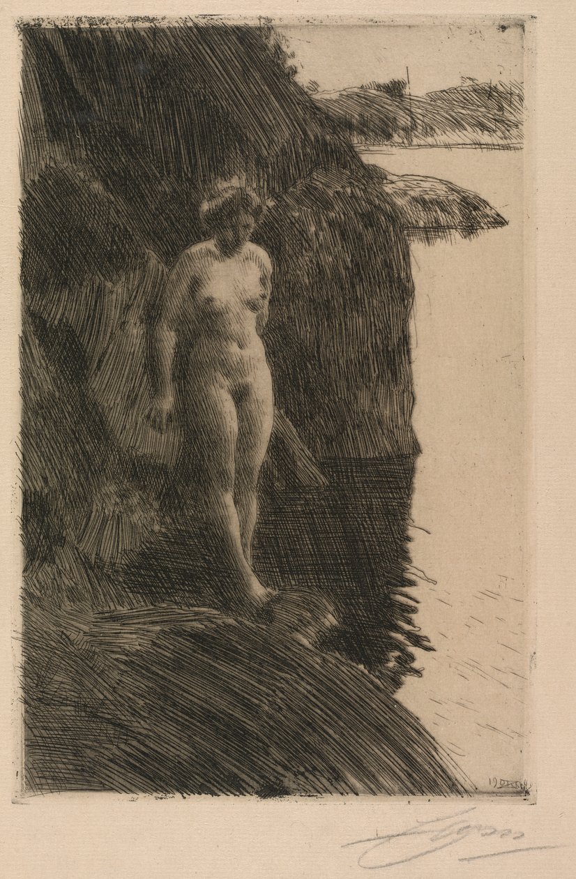 Precipício de Anders Leonard Zorn