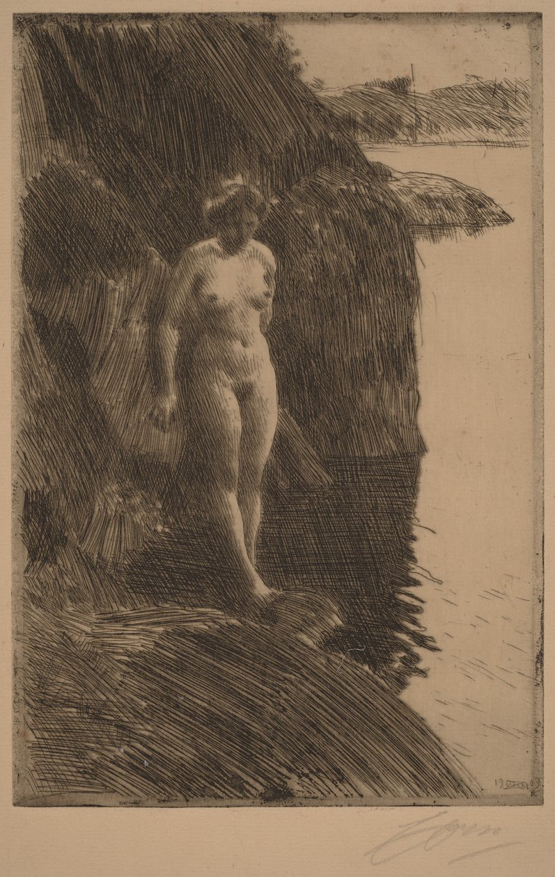 Precipício de Anders Zorn