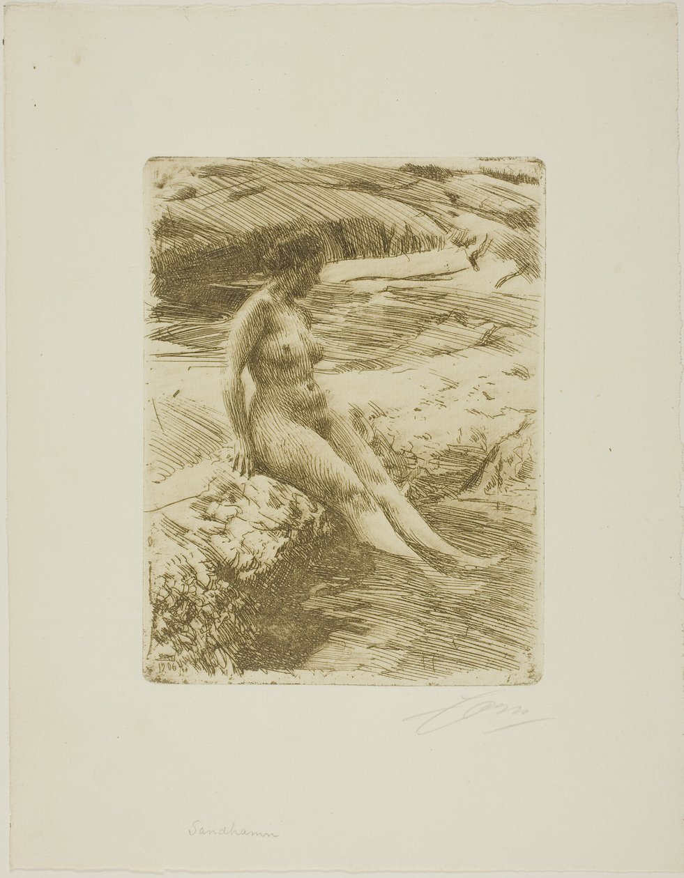 Sand Harbor de Anders Leonard Zorn