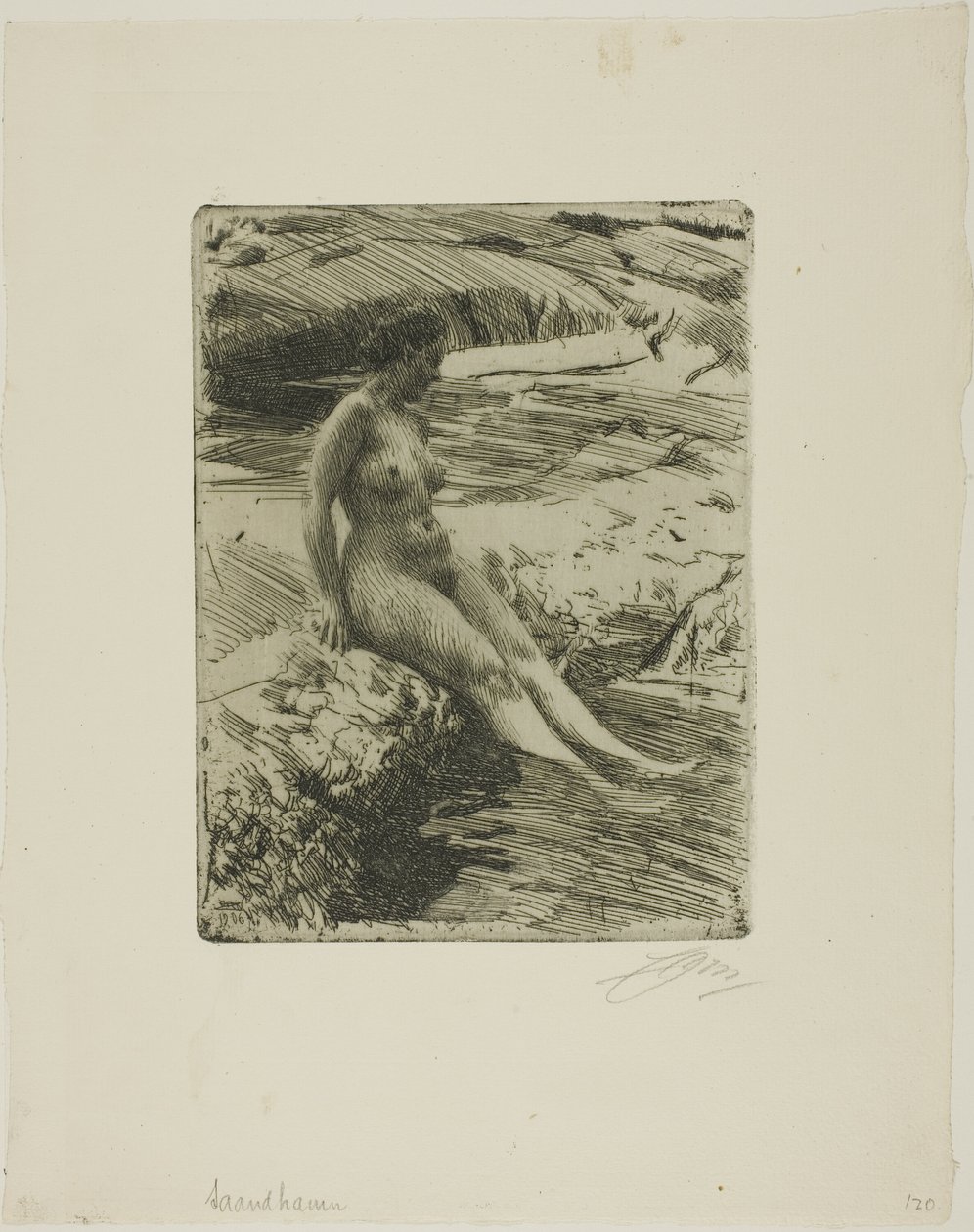 Sand Harbor de Anders Leonard Zorn