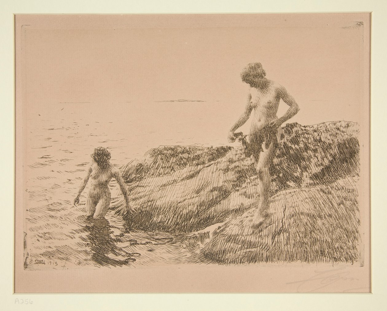 Skerries do mar de Anders Leonard Zorn