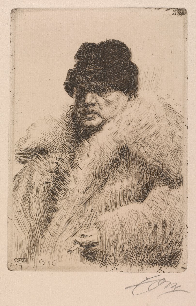 Auto-retrato de Anders Leonard Zorn