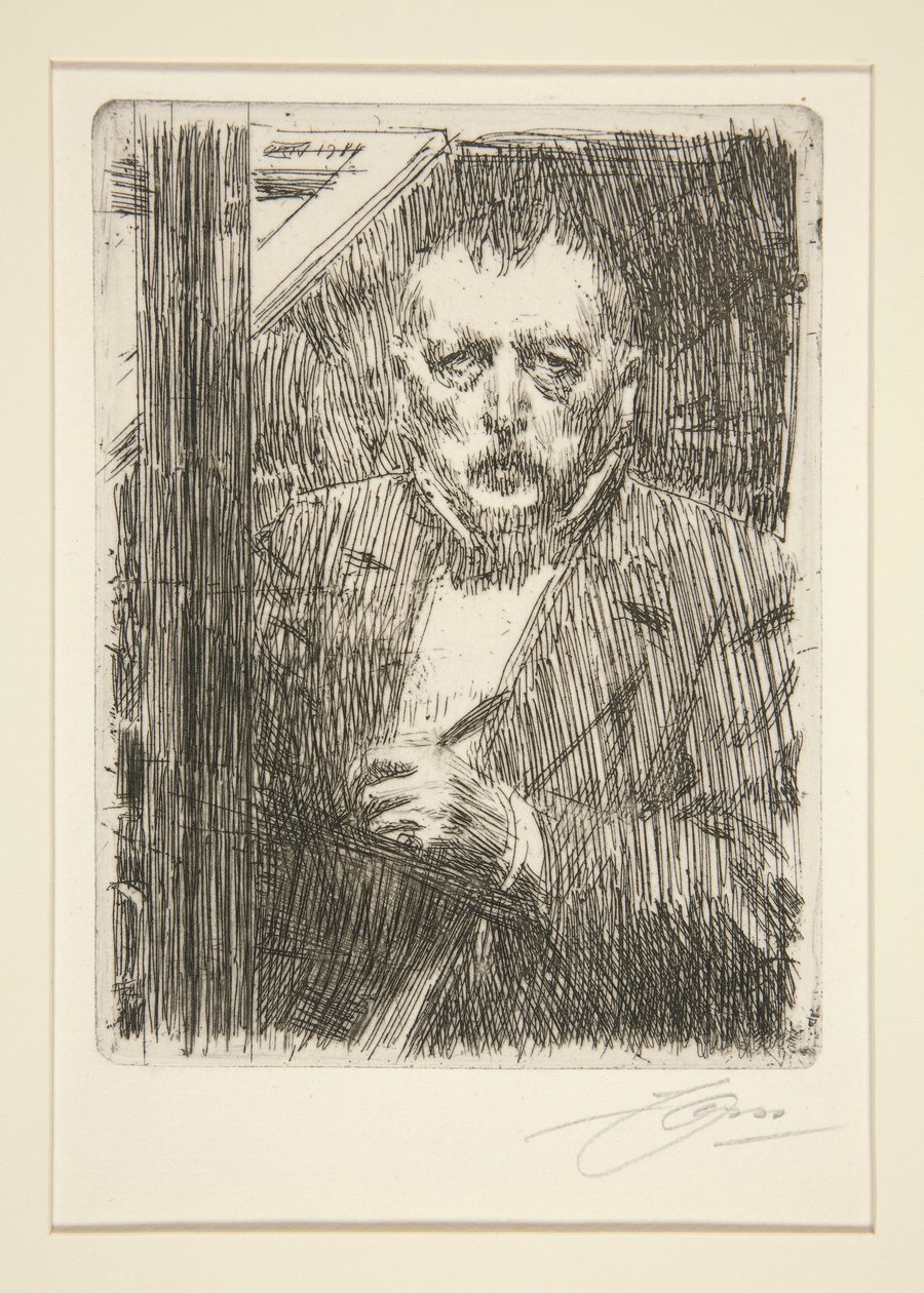 Auto-retrato de Anders Leonard Zorn