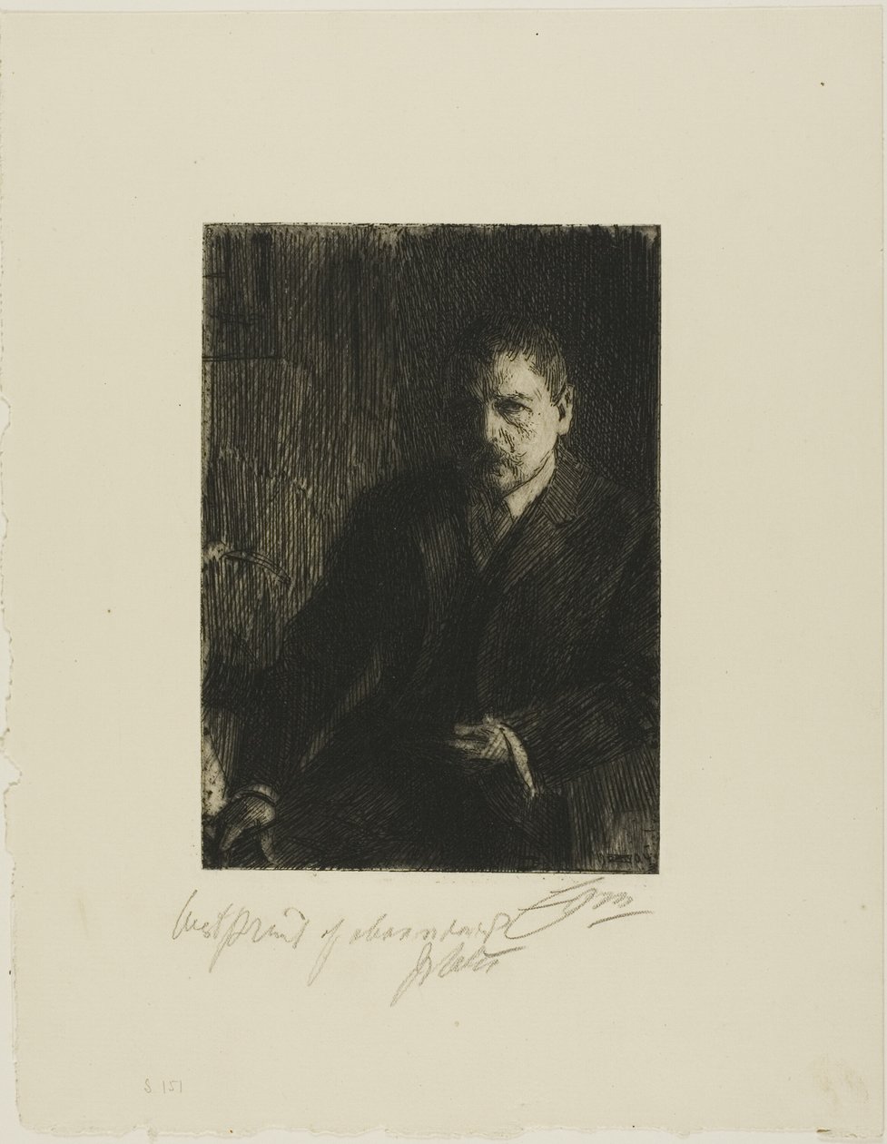 Autorretrato 1904 I de Anders Leonard Zorn
