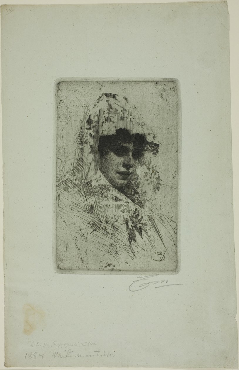 mulher espanhola de Anders Leonard Zorn
