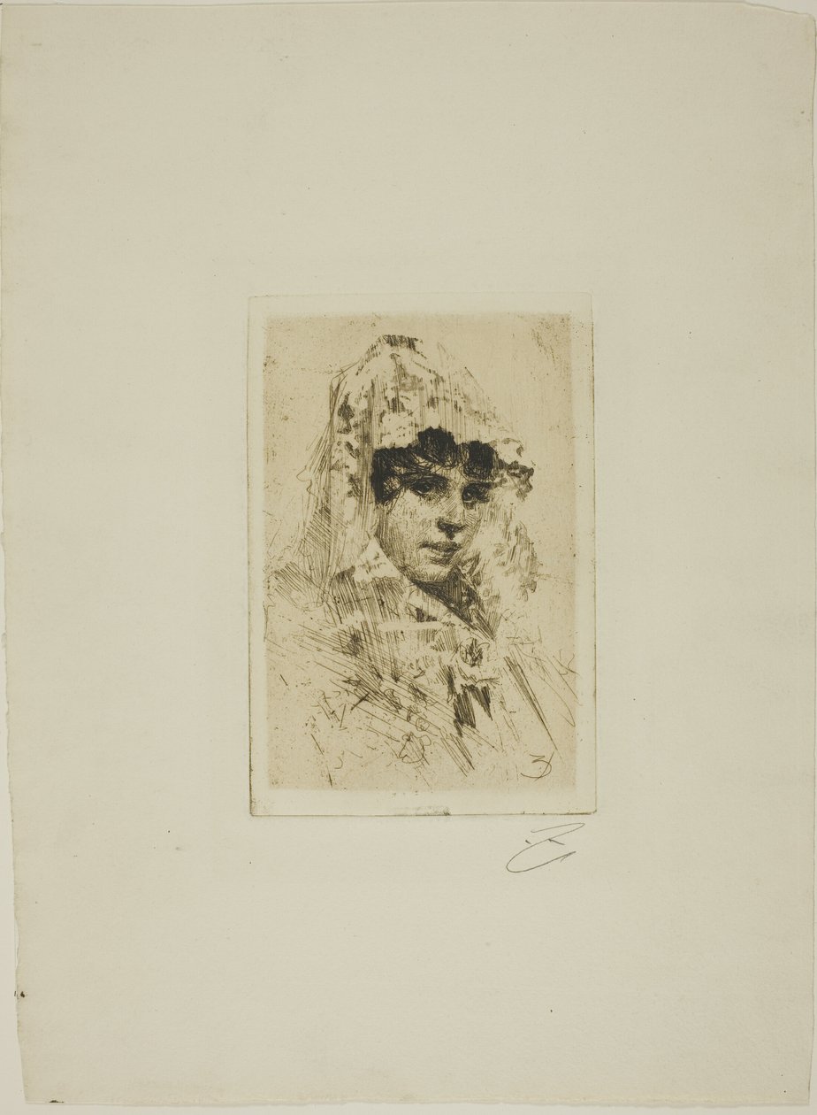 mulher espanhola de Anders Leonard Zorn
