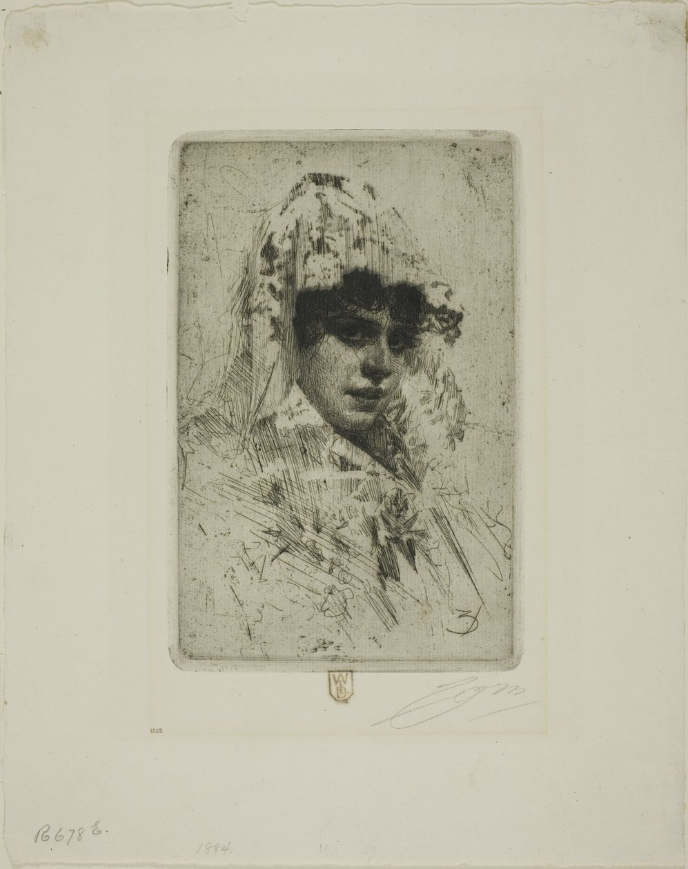 mulher espanhola de Anders Leonard Zorn