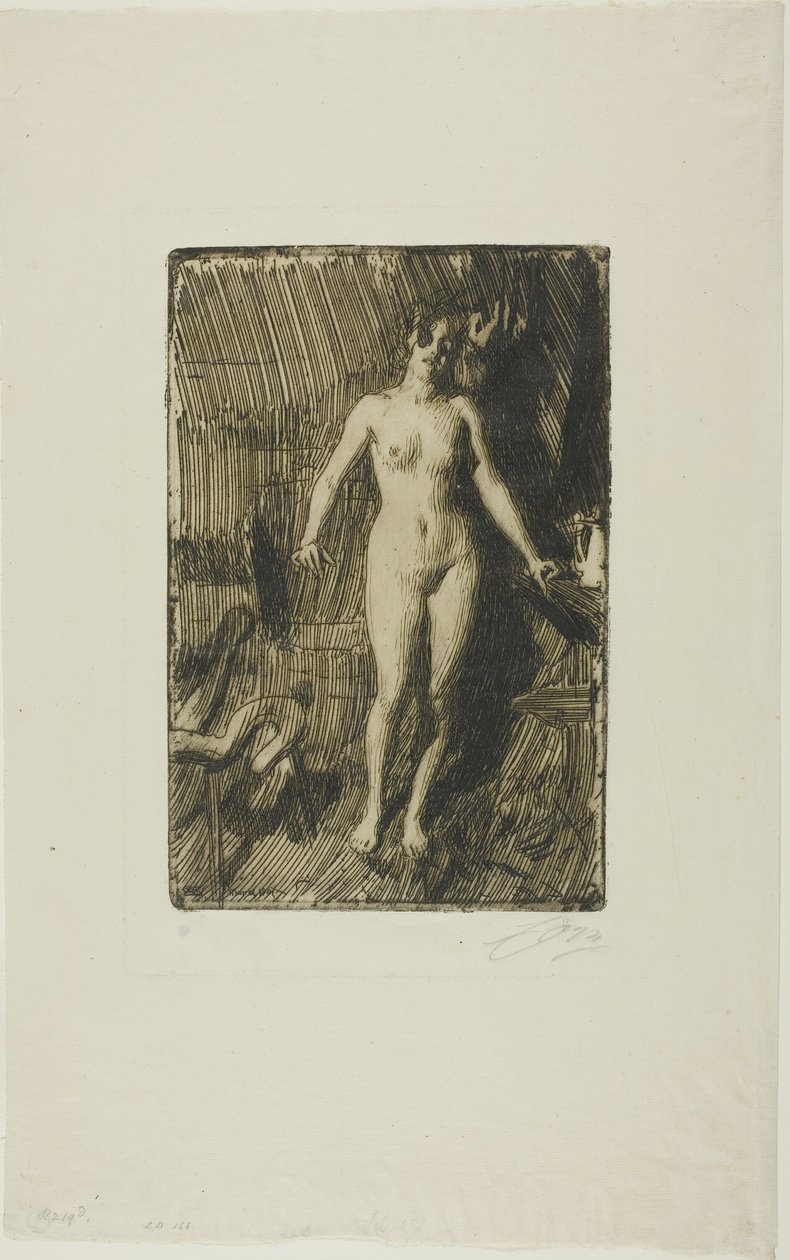 Modelo em pé de Anders Leonard Zorn