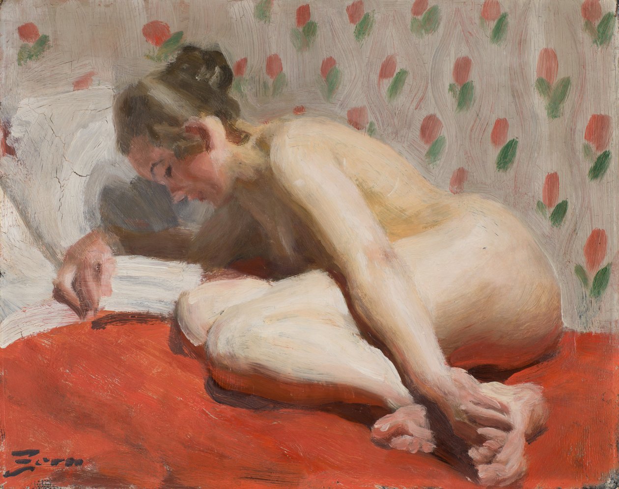 Estudo de nu de Anders Zorn