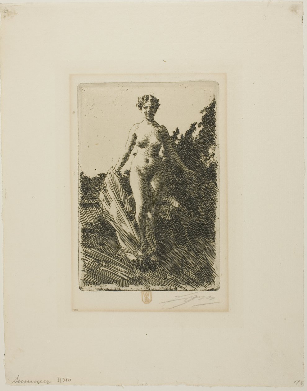 Verão de Anders Leonard Zorn