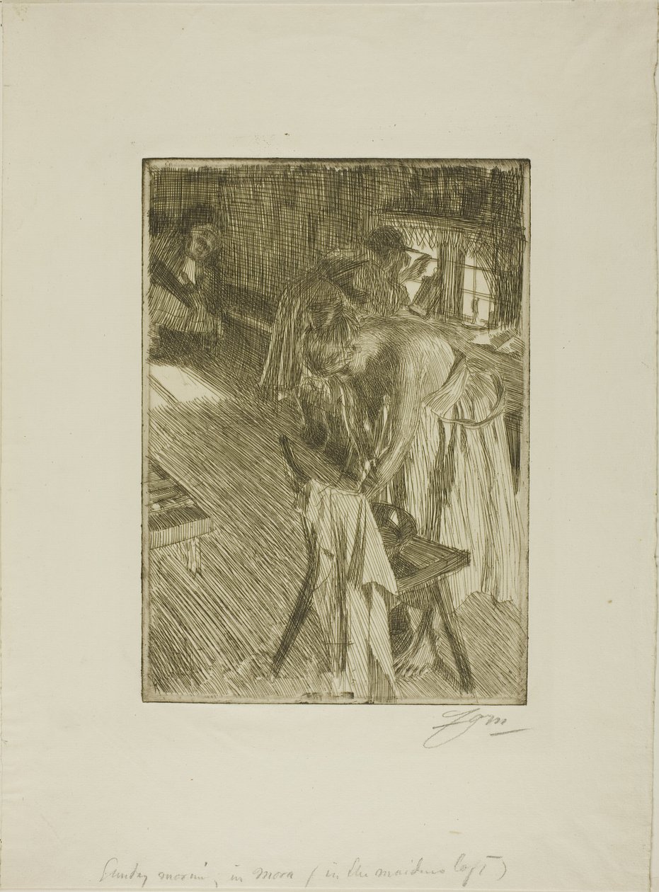 Domingo de manhã de Anders Leonard Zorn