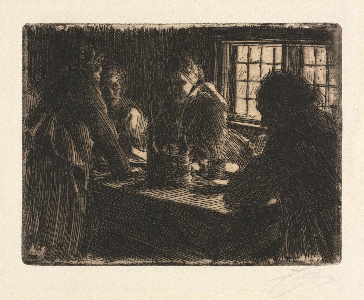 A empregada da noiva de Anders Leonard Zorn