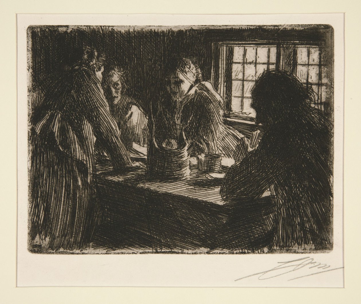 A dama de honor de Anders Zorn