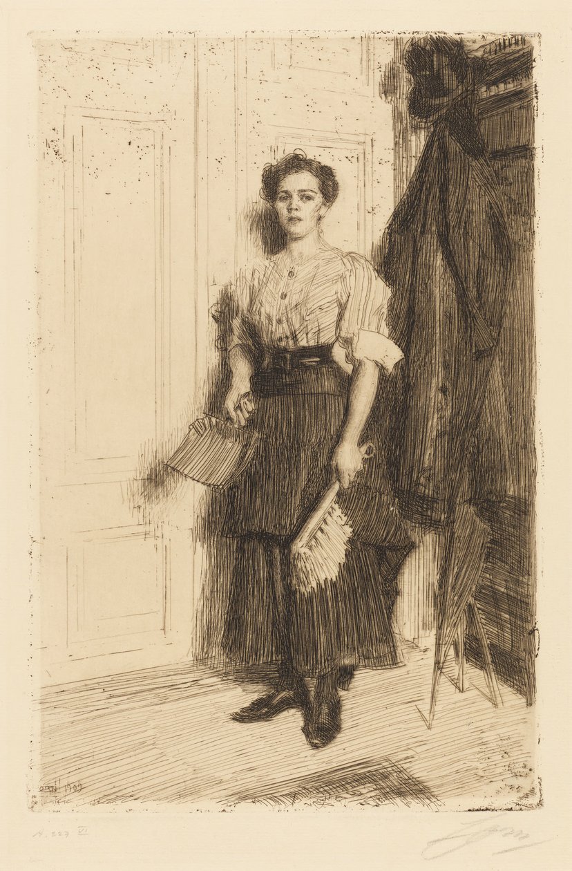 A mulher-a-dias de Anders Zorn