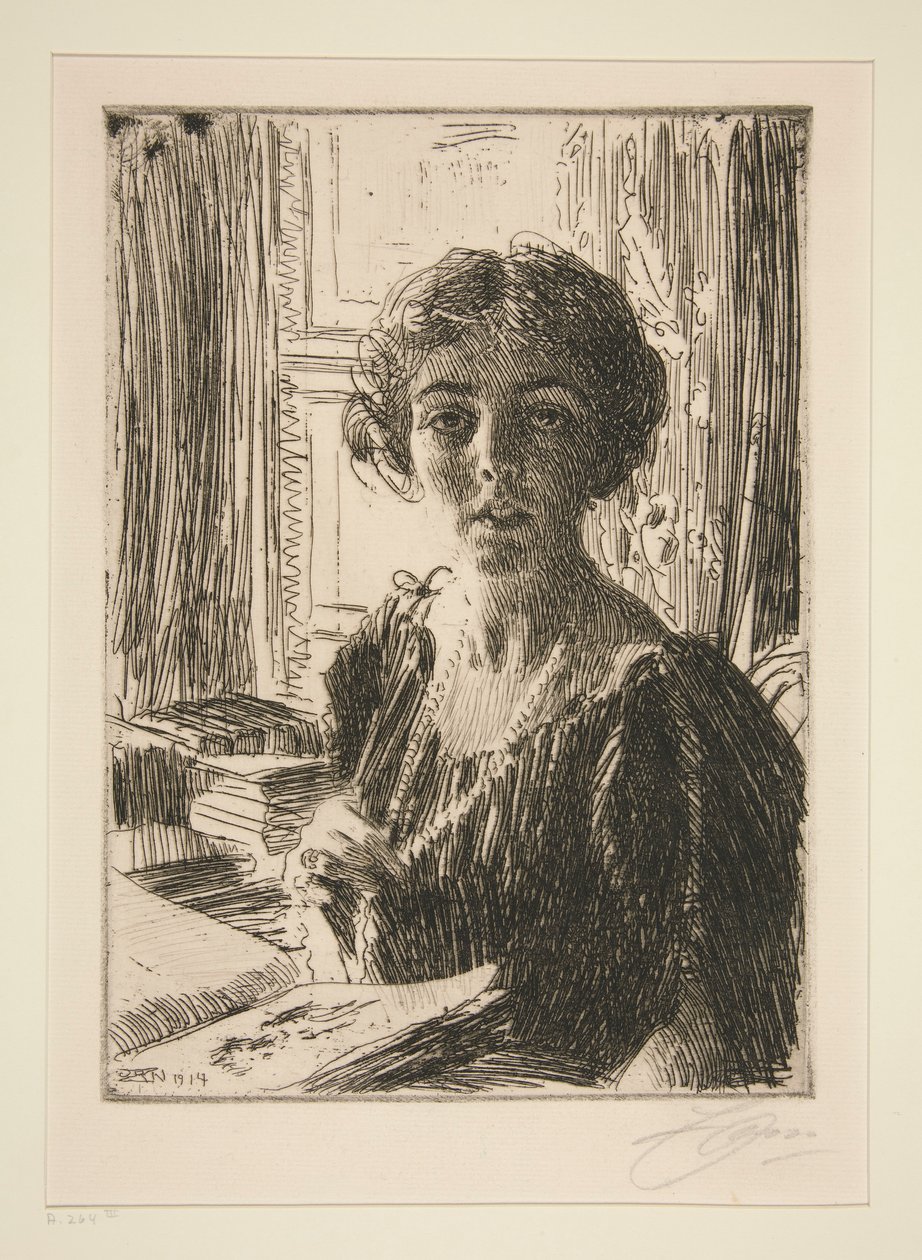A Margarida da Coroa da Suécia de Anders Leonard Zorn