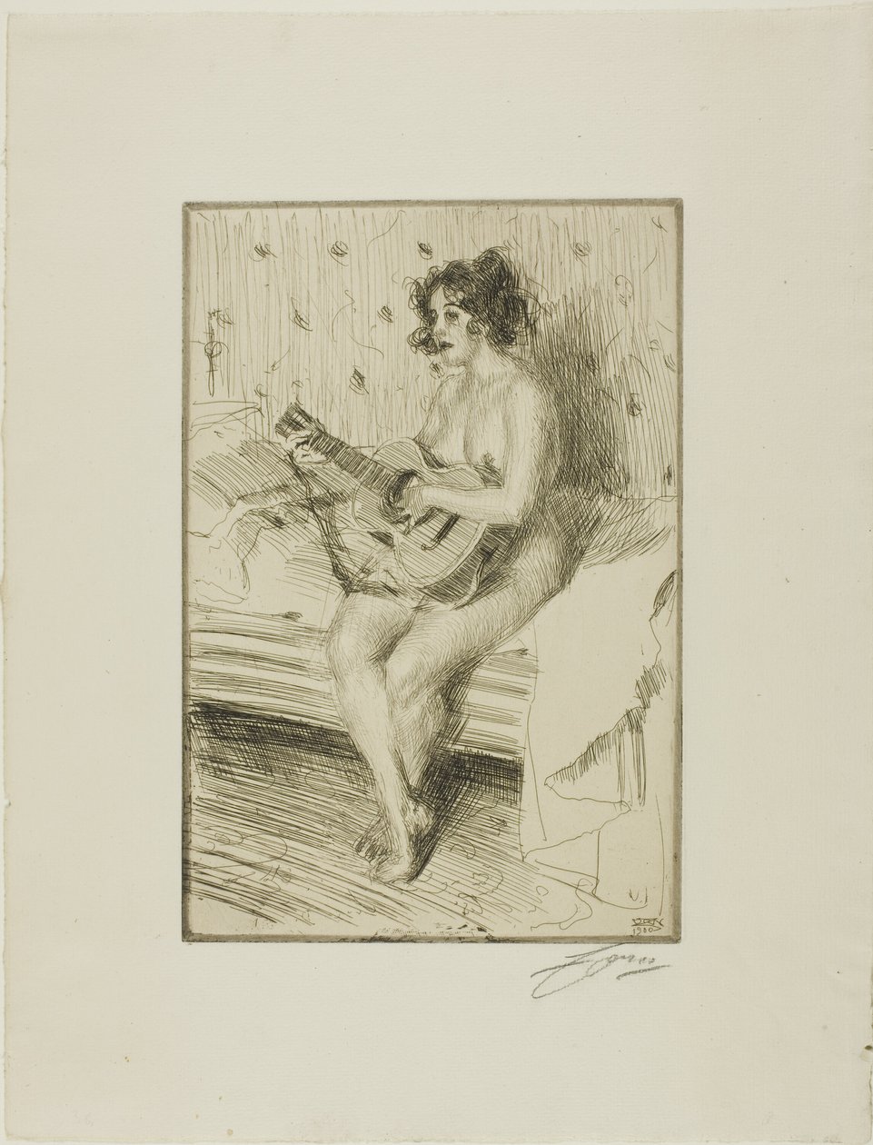 O guitarrista de Anders Leonard Zorn