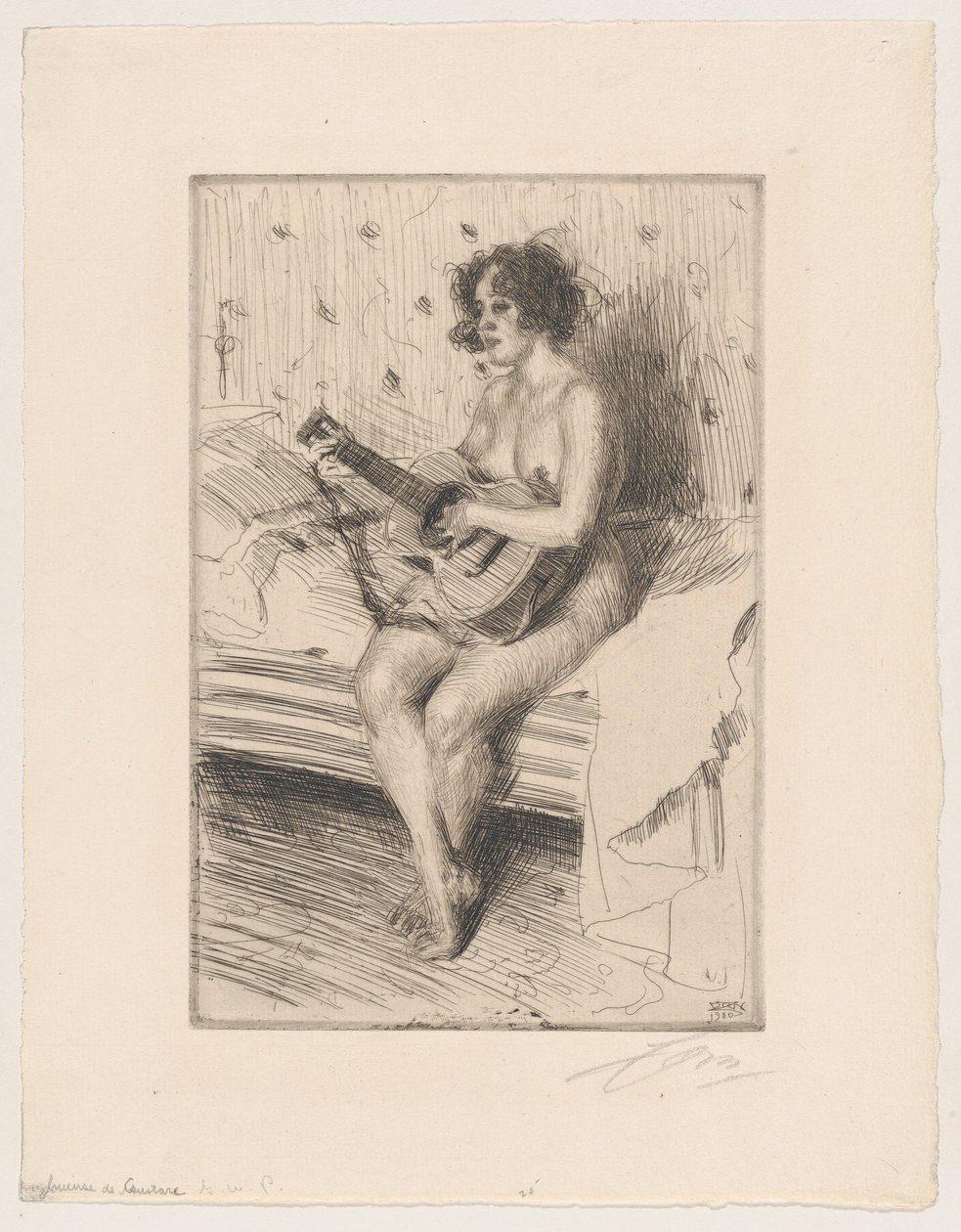 O guitarrista de Anders Zorn