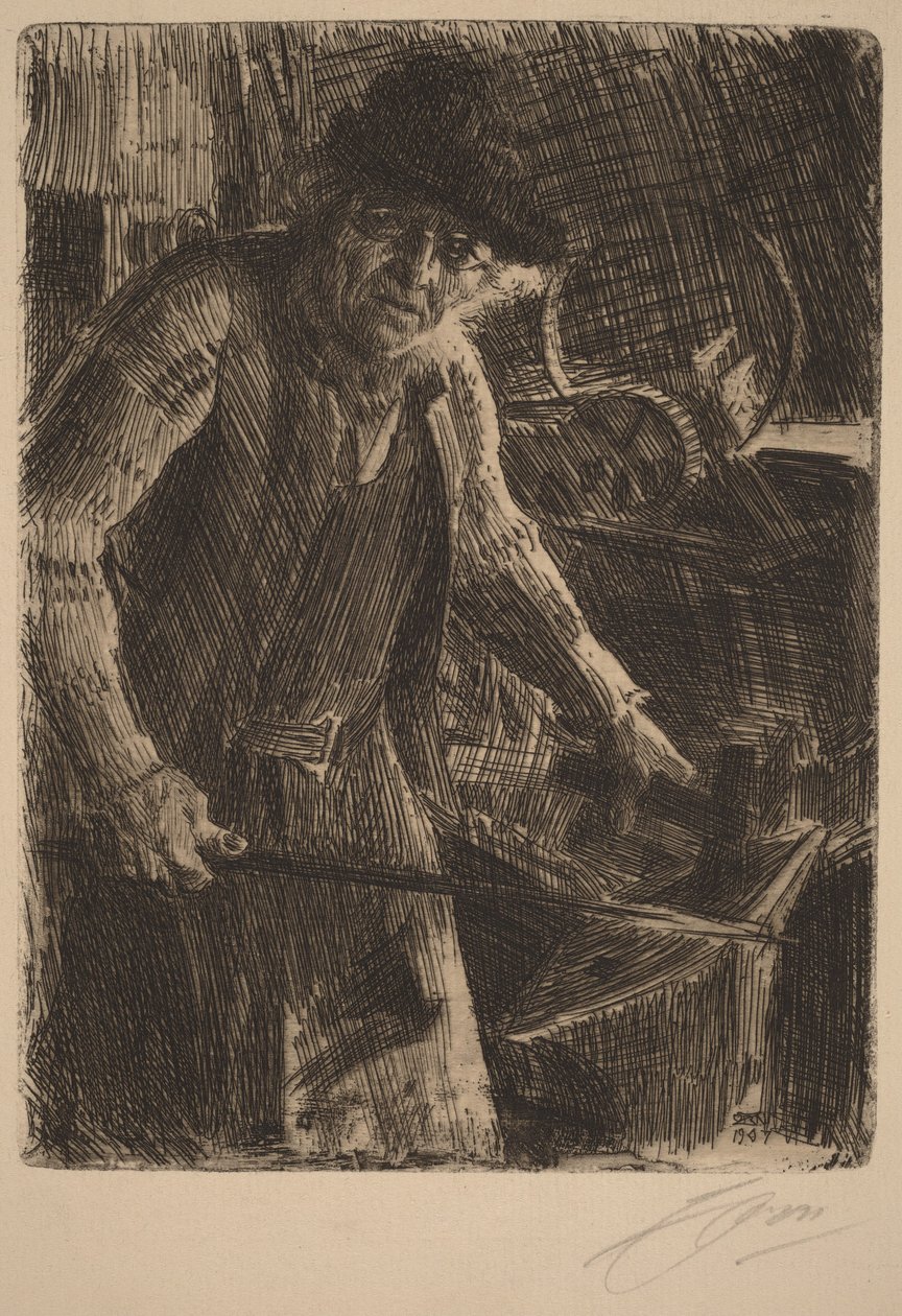 O mestre ferreiro de Anders Zorn