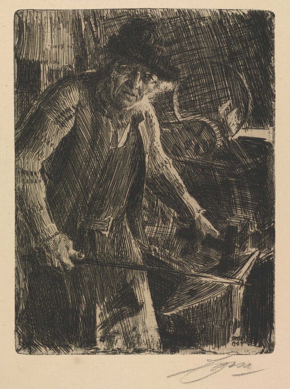 O mestre ferreiro de Anders Leonard Zorn