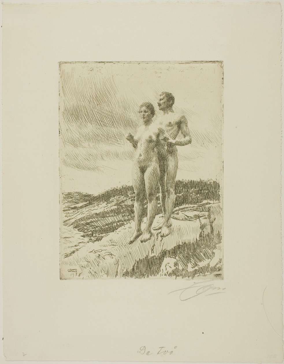 Os dois de Anders Leonard Zorn