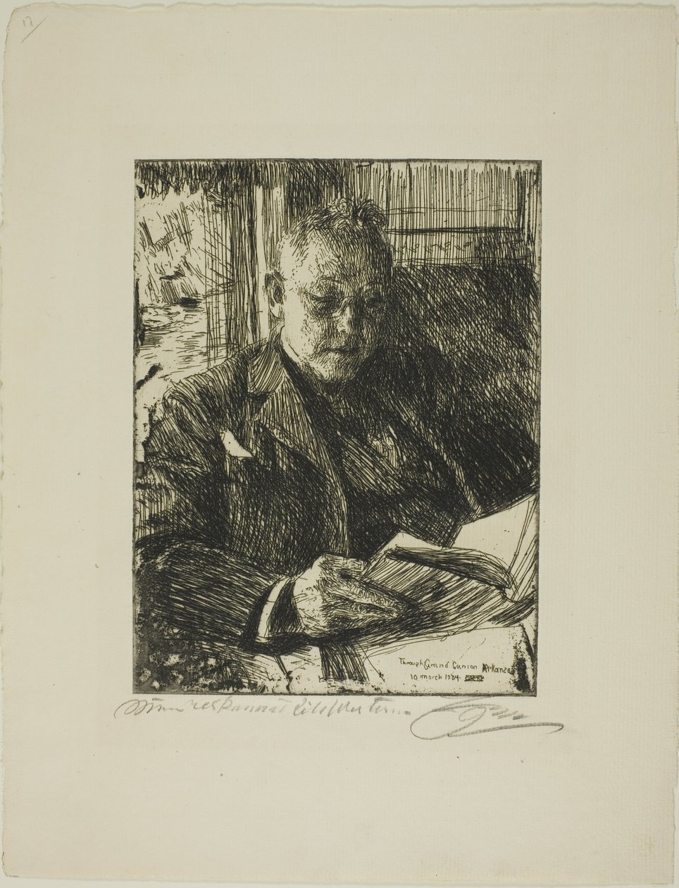 Companheiro de Viagem (Sr. Ch. Deering) de Anders Leonard Zorn