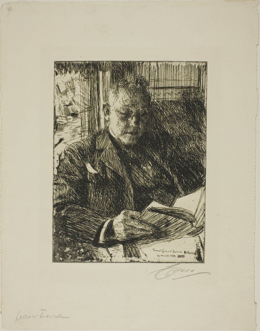 Companheiro de Viagem (Sr. Ch. Deering) de Anders Leonard Zorn