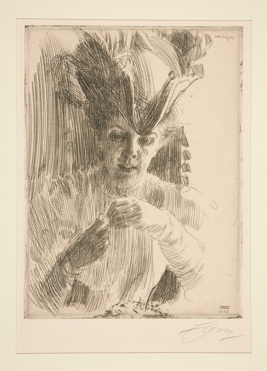 Um Anel (Sra. Wentzel Hagelslam) de Anders Leonard Zorn