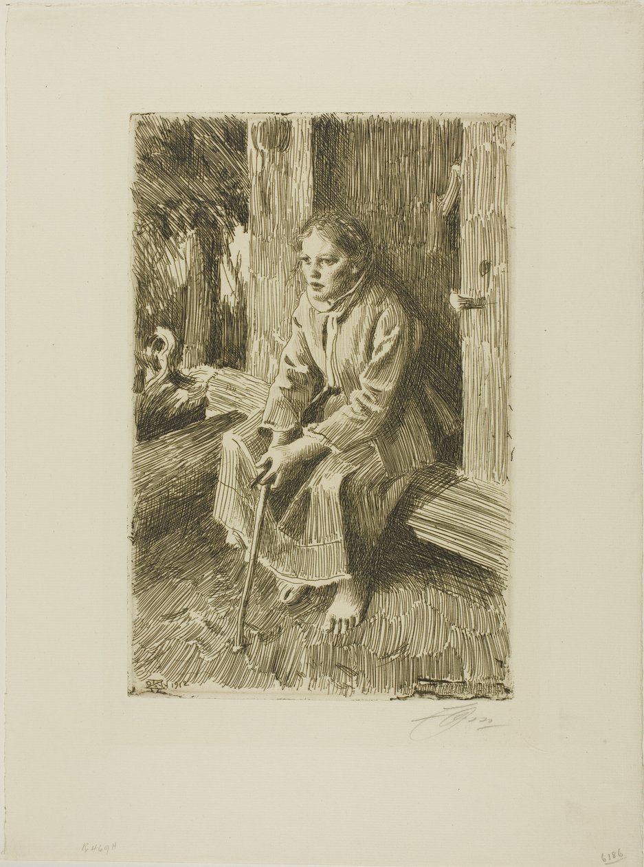 Na muralha de Anders Leonard Zorn