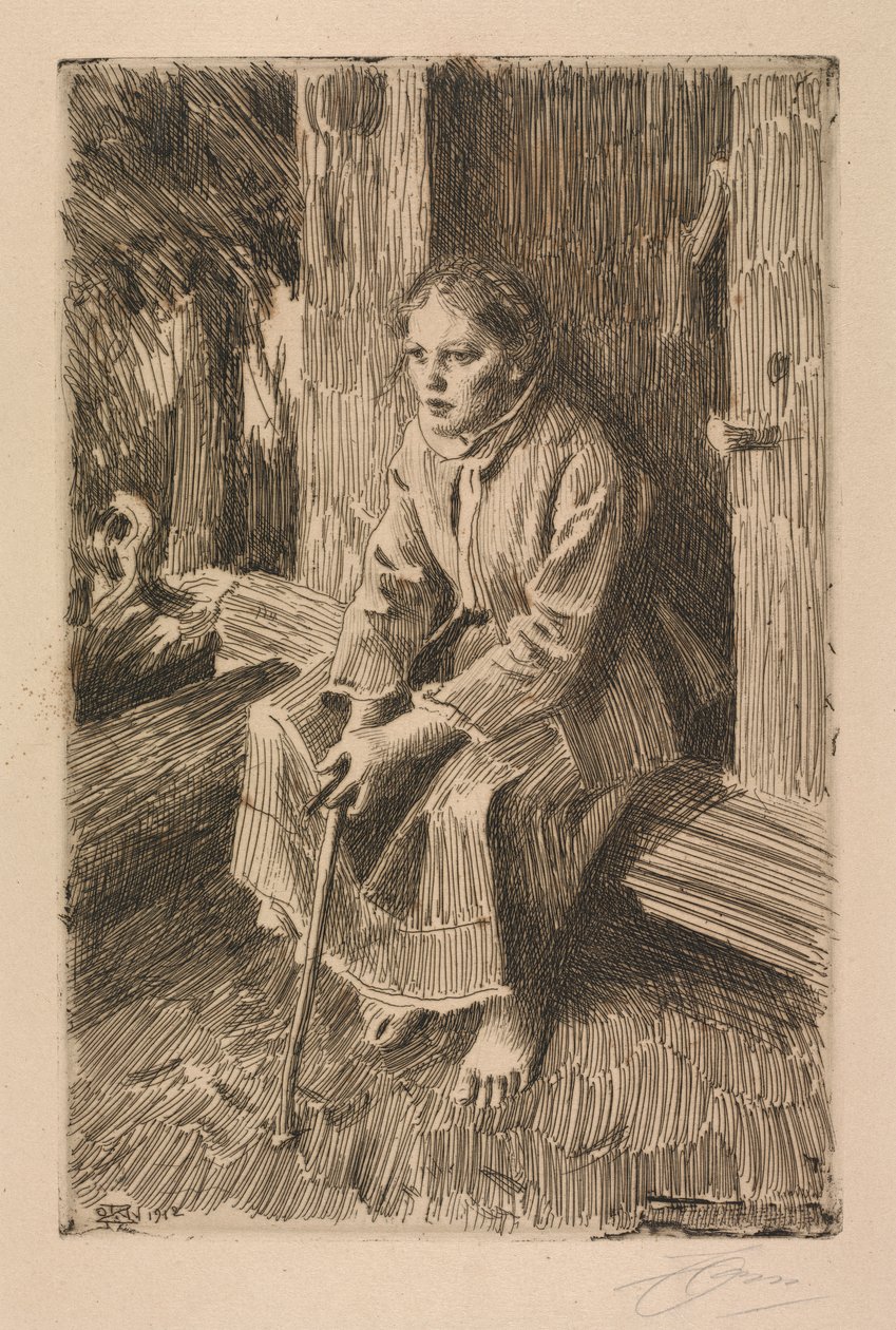 Na muralha de Anders Leonard Zorn