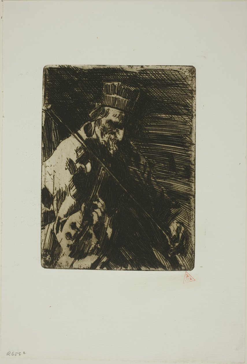 Violinista da Vila de Anders Leonard Zorn