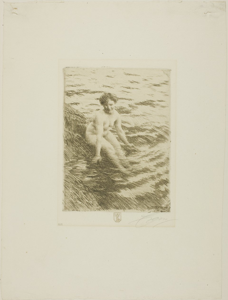 Molhada de Anders Leonard Zorn