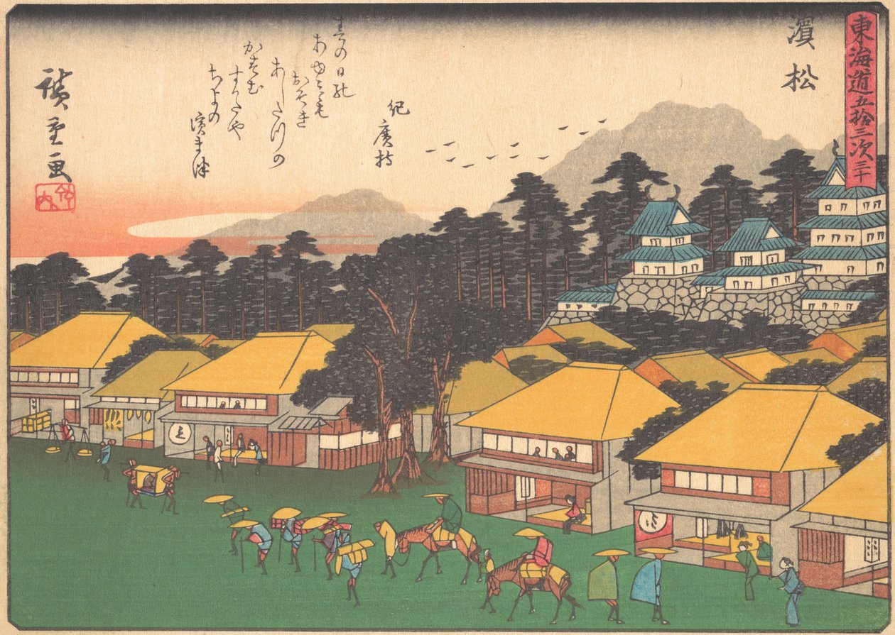 Floresta. de Ando Hiroshige