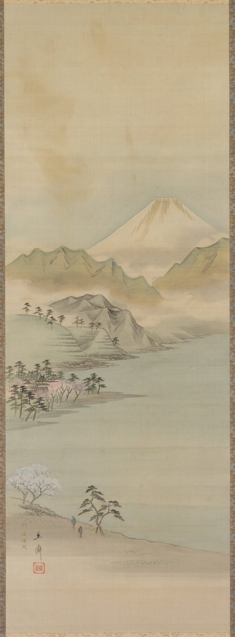 Lago Suwa, século XIX. de Ando Hiroshige