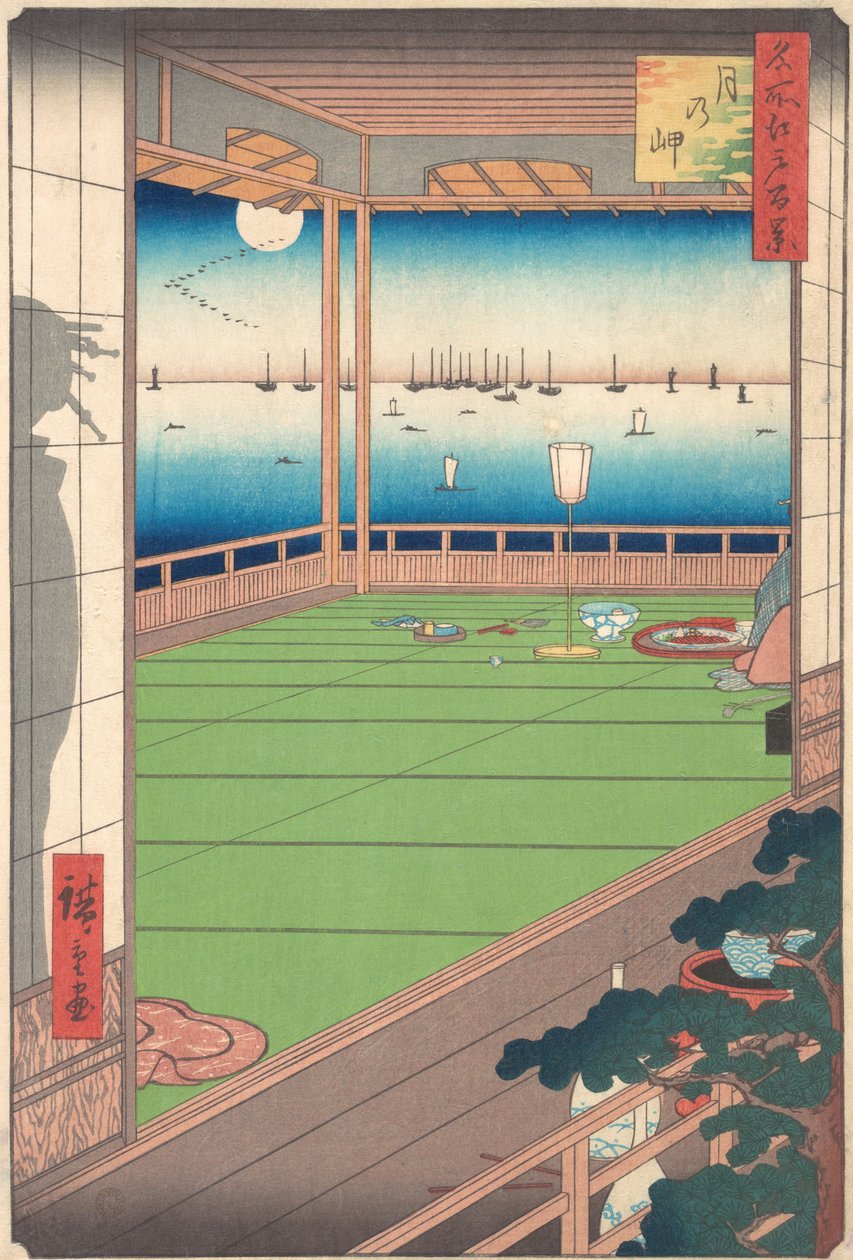 Mirante da Lua, 1857., 1857. de Ando Hiroshige