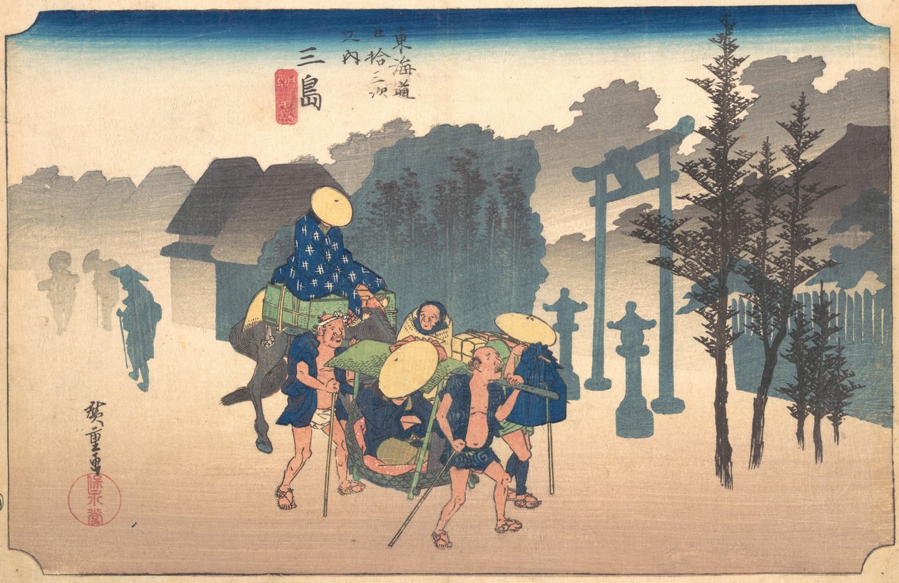 Névoa da Manhã, século XIX. de Ando Hiroshige