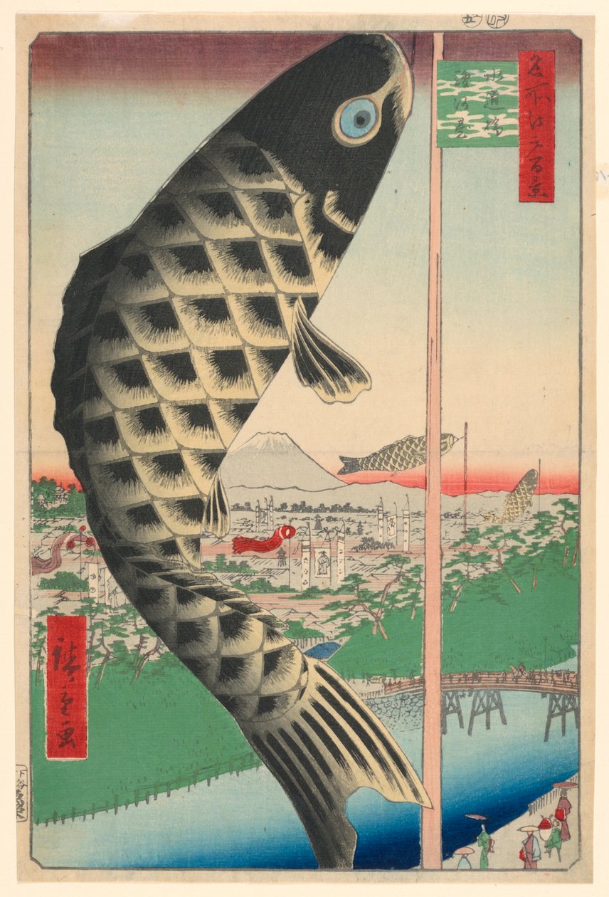 Cem vistas famosas de Edo de Ando Hiroshige