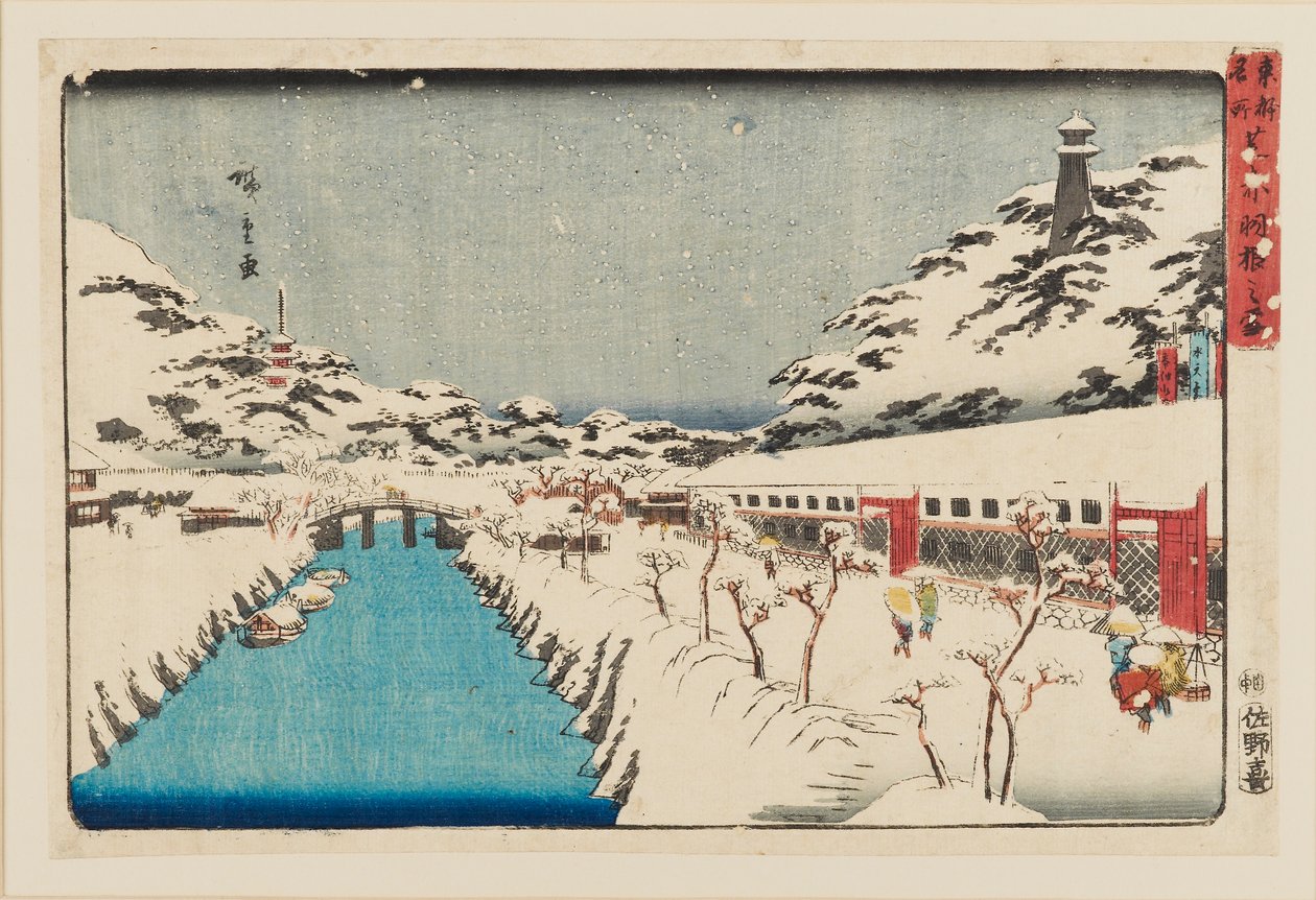DBock p Hayashi t-Shiba Akabane no Yuki, 1797-1858 de Ando Hiroshige