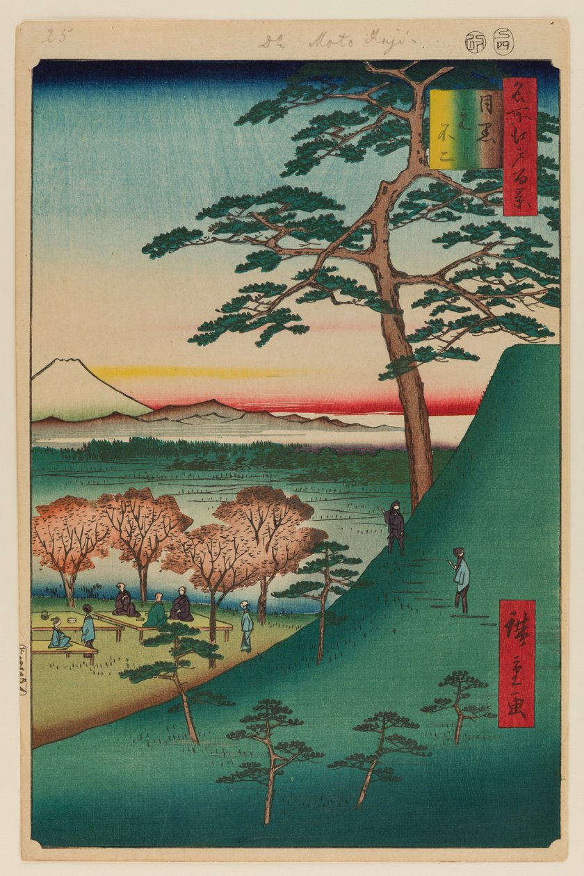 Original Fuji, Meguro de Ando or Utagawa Hiroshige