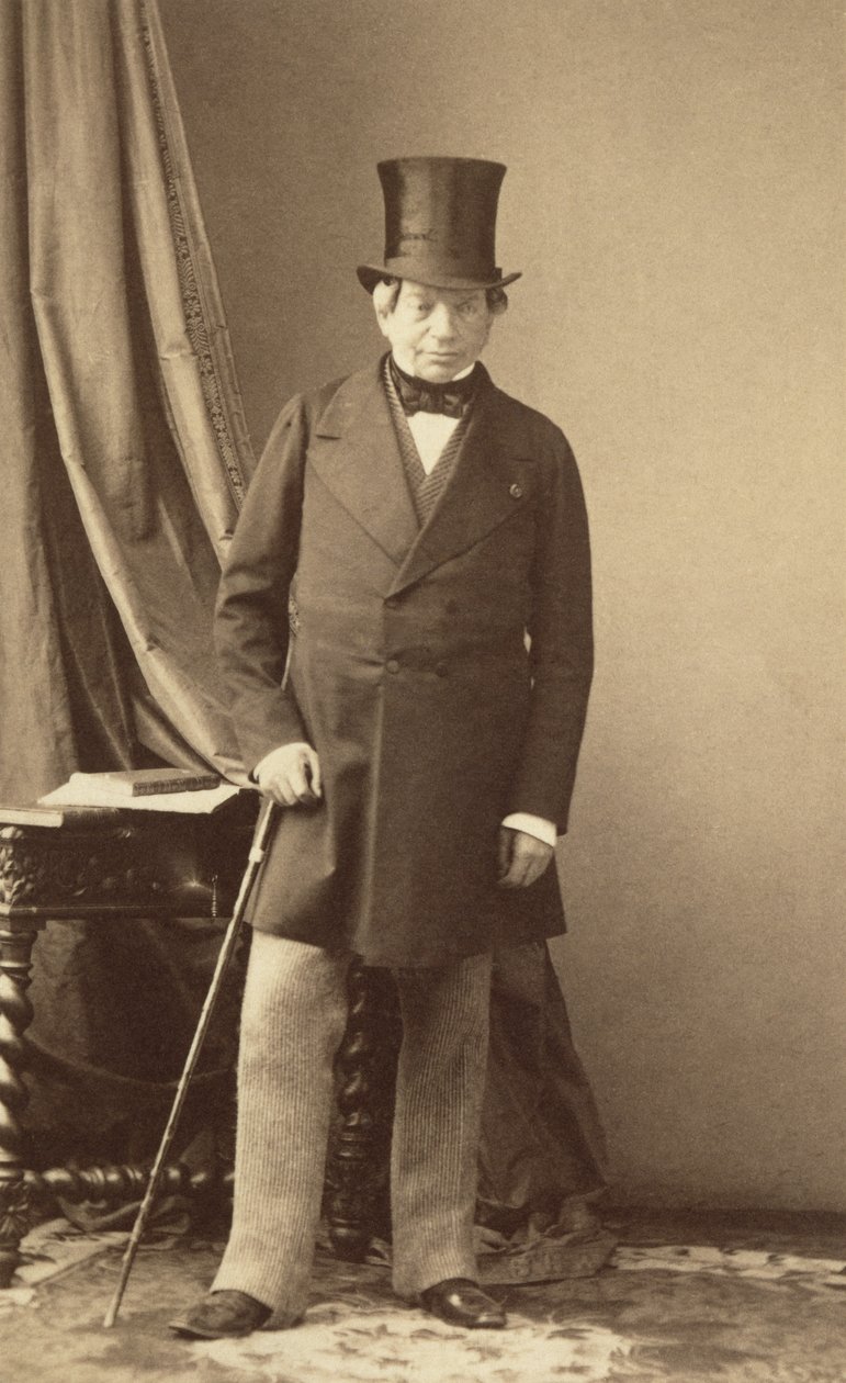 Barão James Rothschild (1792-1868) de Andre Adolphe Eugene Disderi