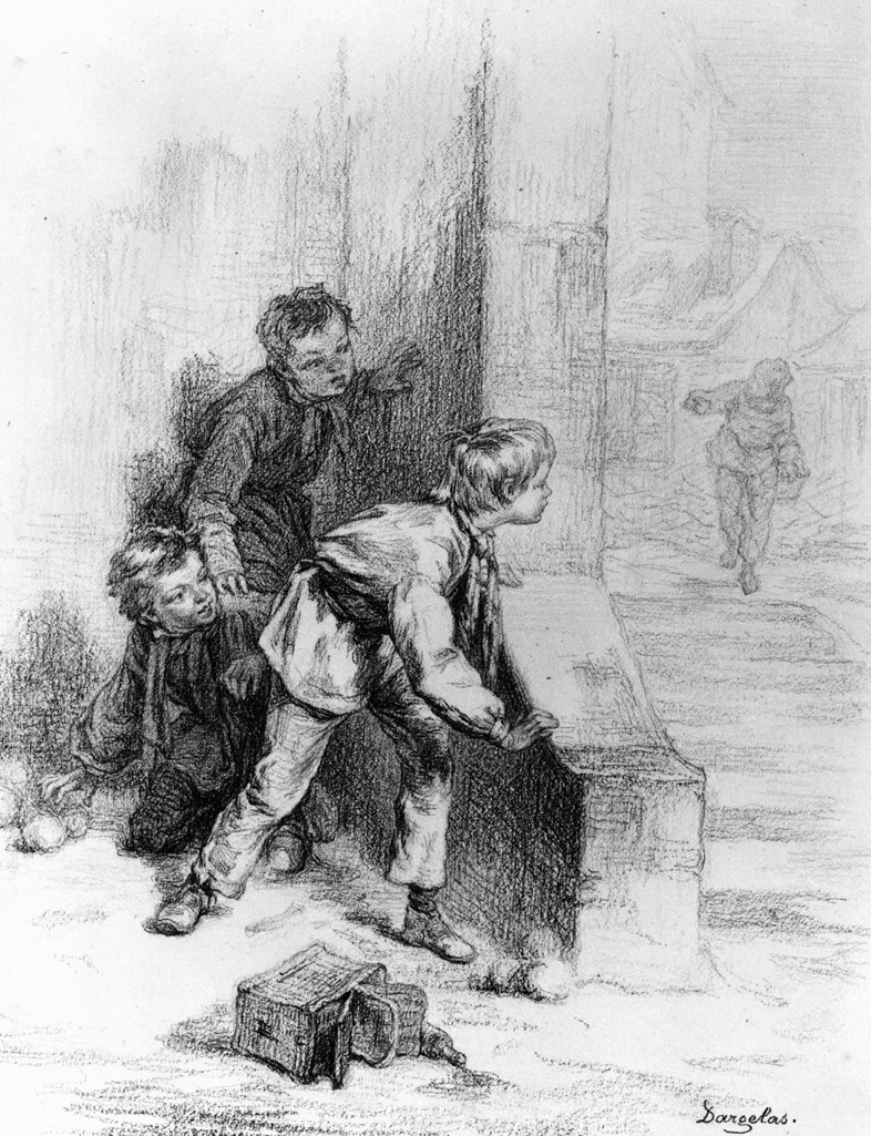 Meninos da escola de André Henri Dargelas