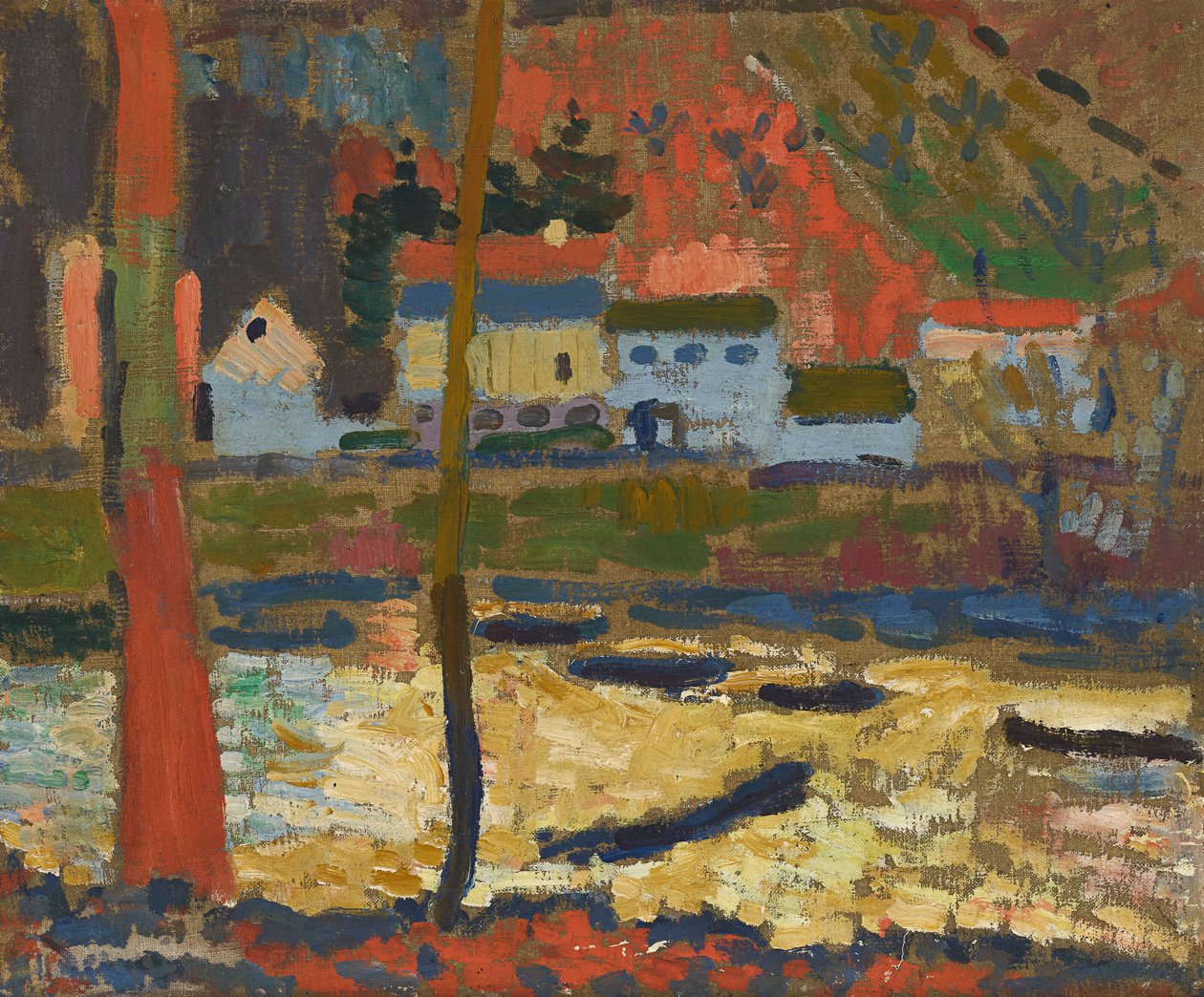 Ao longo do Sena em Chatou de Andre Derain