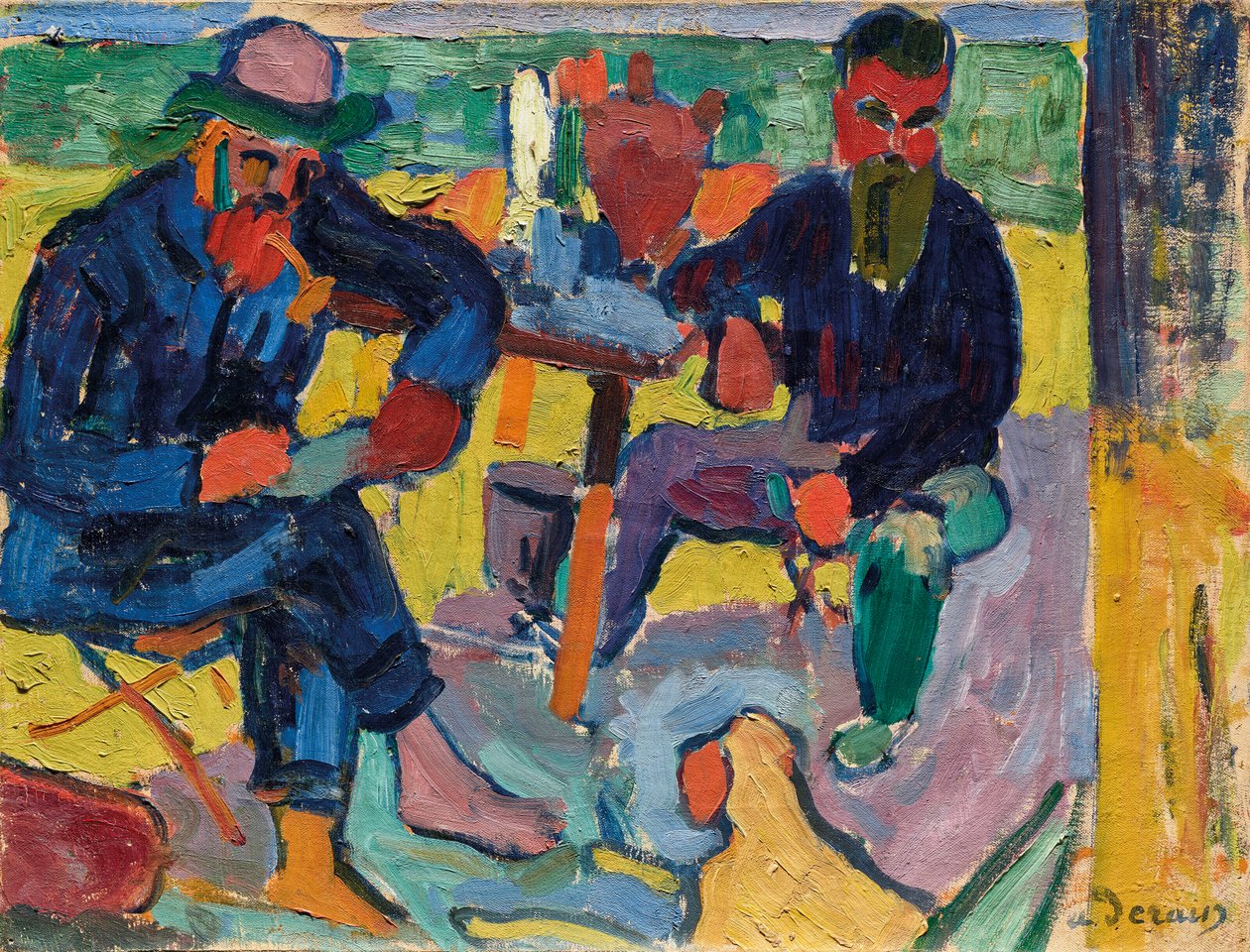 Mulher junto à janela de Andre Derain