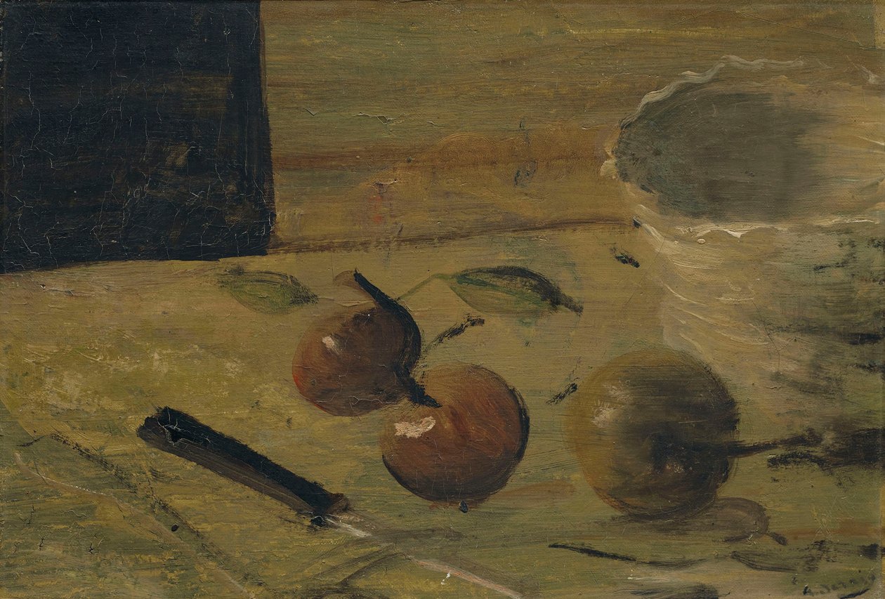 Fruta e talheres de Andre Derain