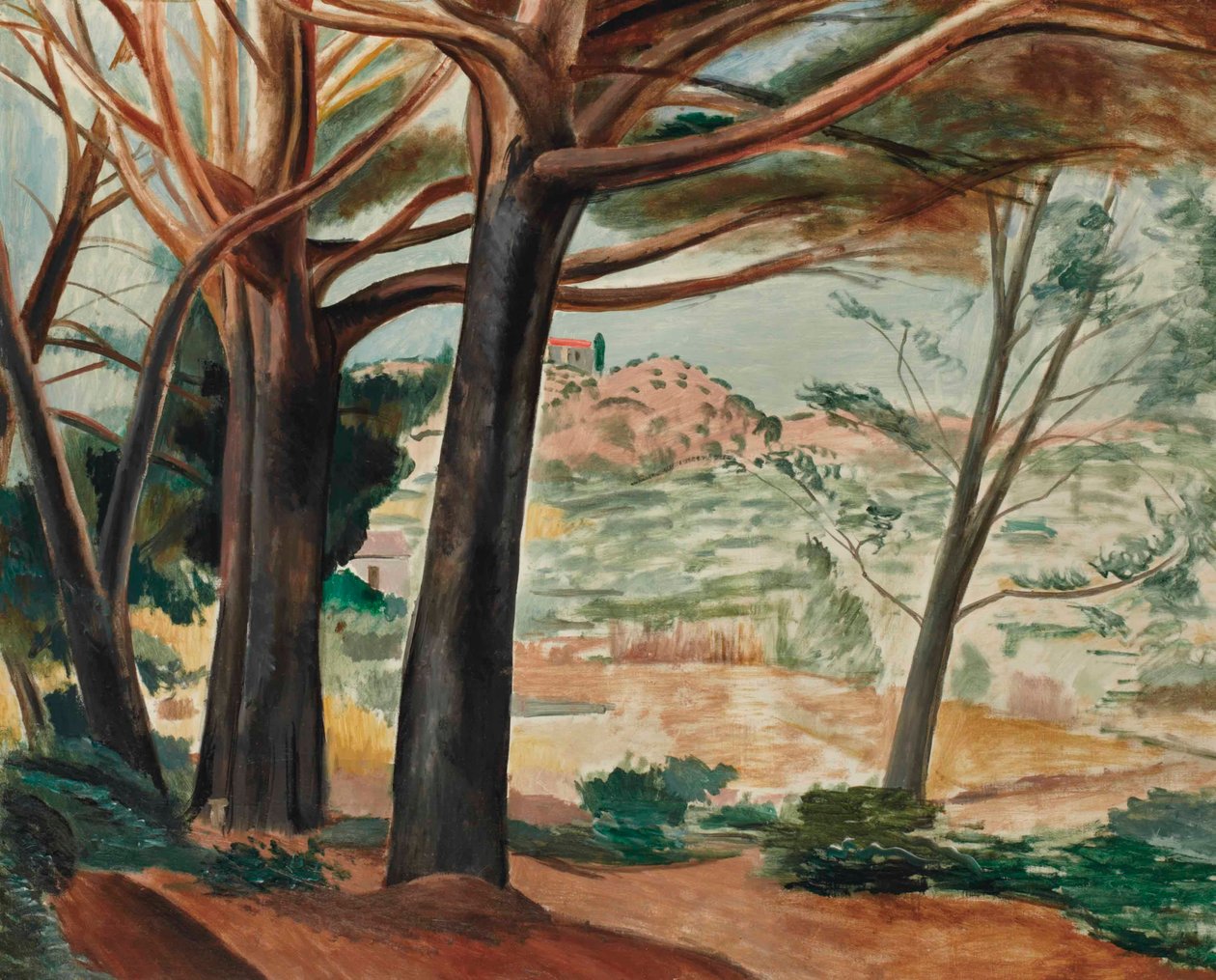 A floresta de Martigues de Andre Derain