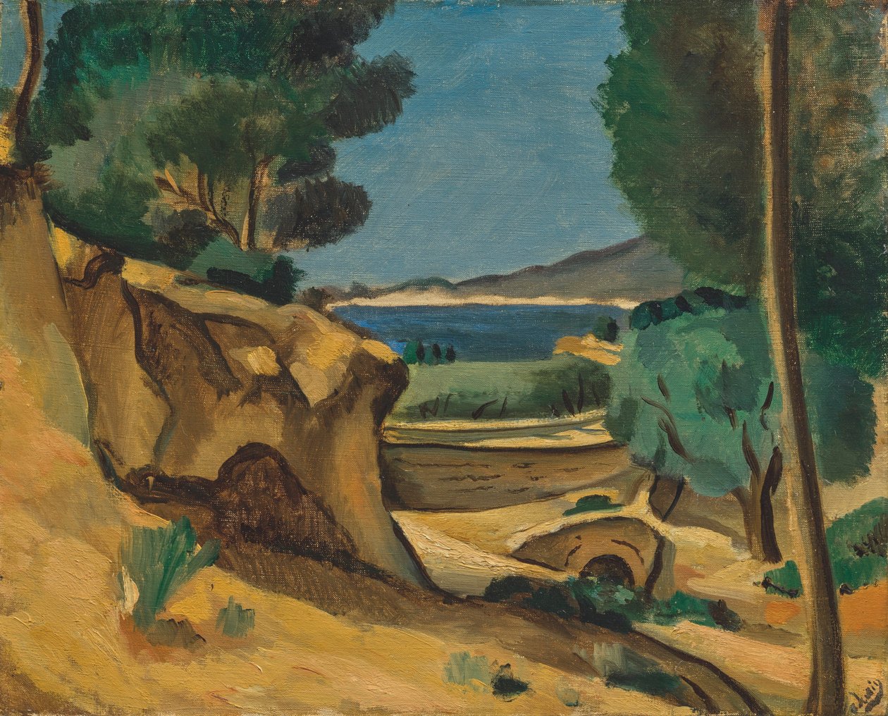 Paisagem em redor de La Ciotat de Andre Derain