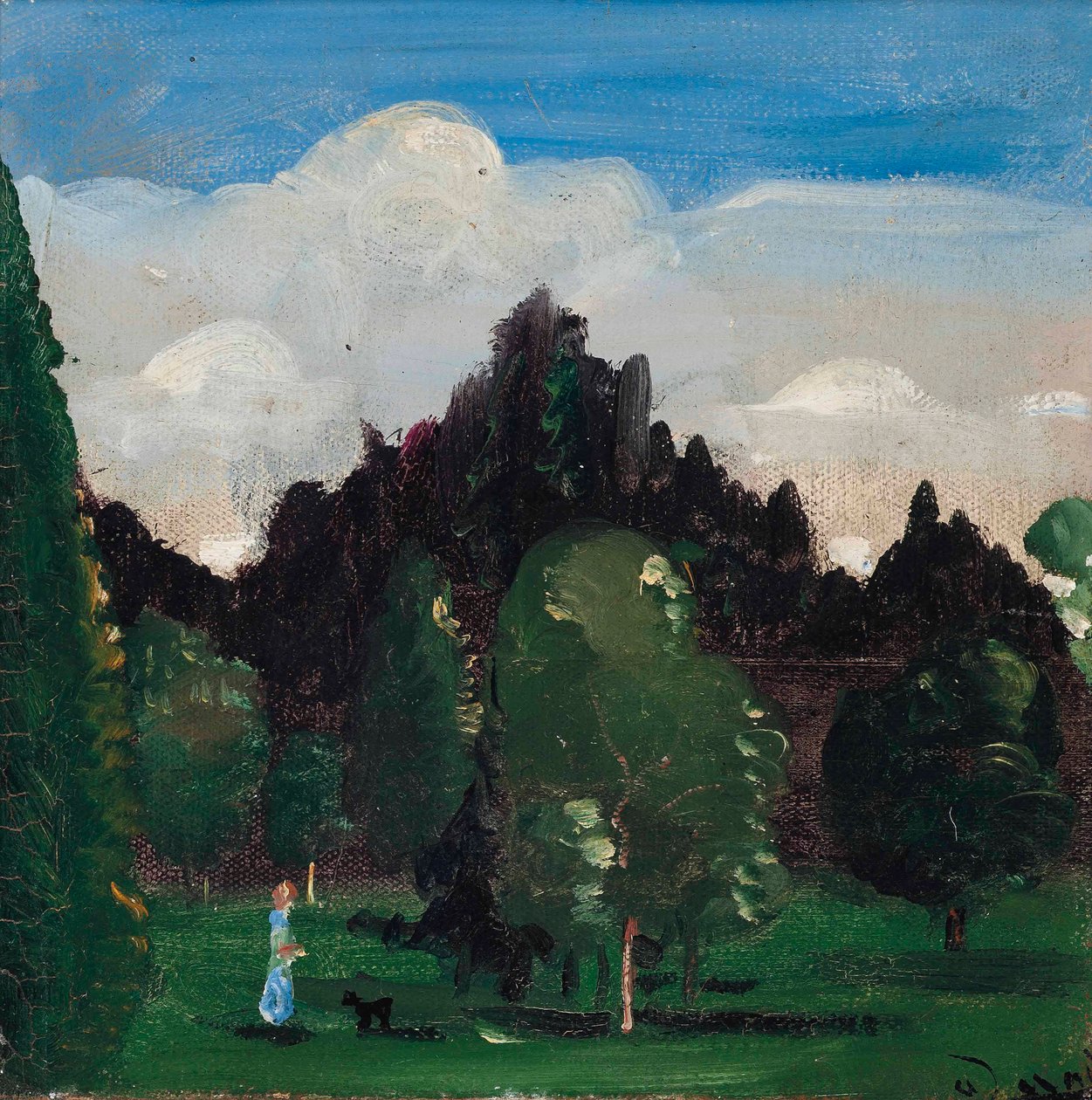 Paisagem de Ile-de-France de Andre Derain